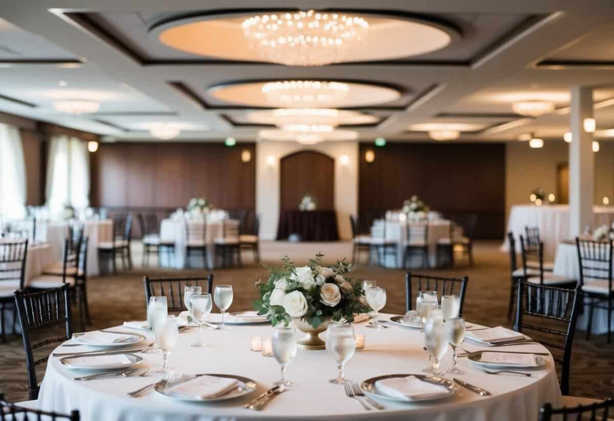 An empty wedding venue with no reception set up