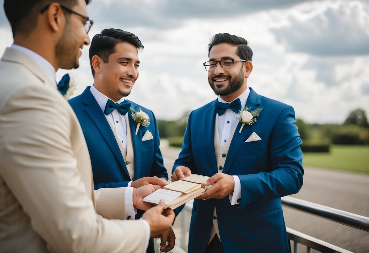 A groom's family pays for wedding attire, transportation, and accommodation