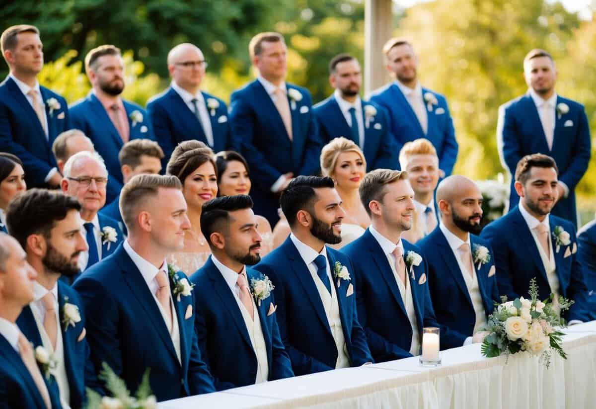 A wedding ceremony with a variety of speakers, each with their own unique style and order of speech, creating a dynamic and diverse flow of words