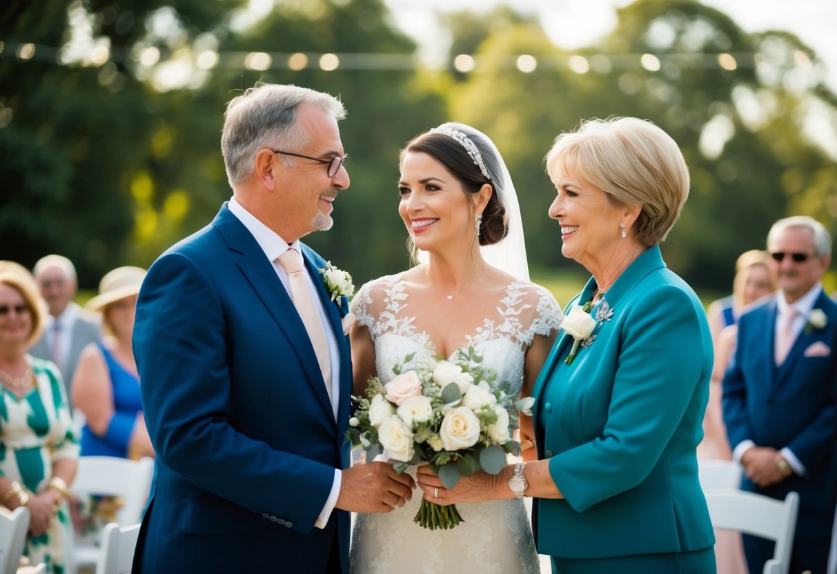 The parents of the bride are responsible for organizing and overseeing the wedding ceremony and reception, ensuring that everything runs smoothly and all guests are taken care of