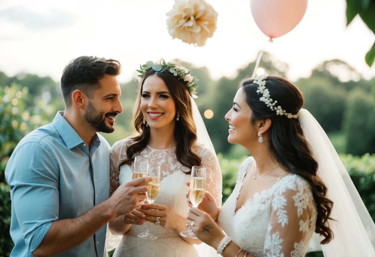 A couples shower features both men and women, while a wedding shower is typically for the bride and her female friends and family