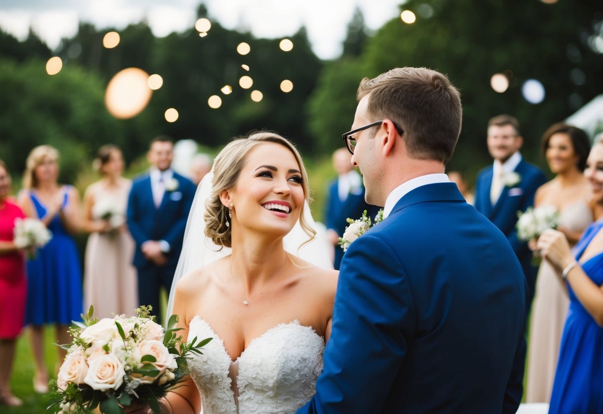 A celebration following a marriage ceremony