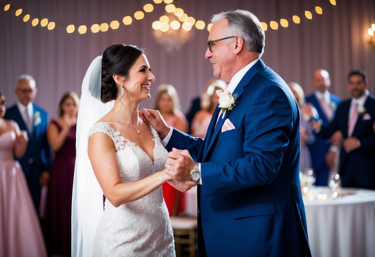 Father and bride dance together first