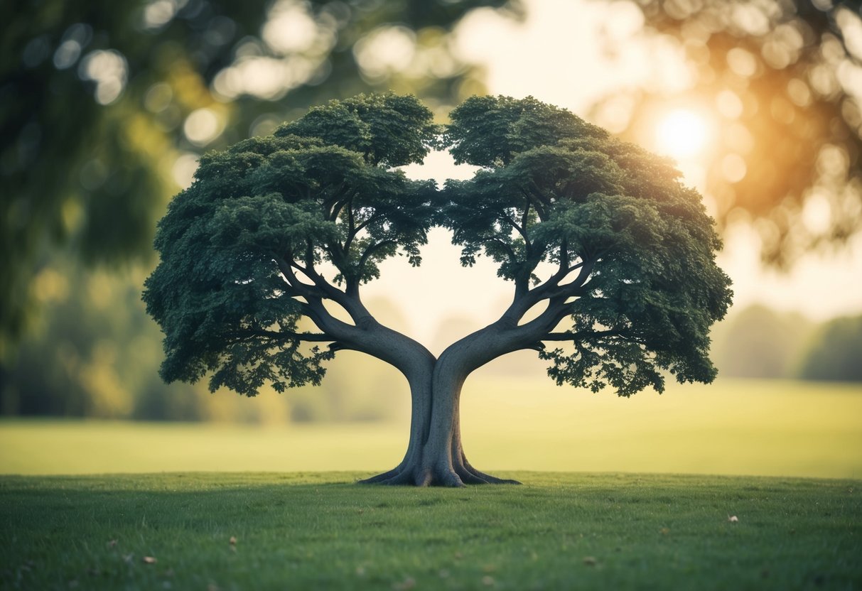 A family tree with two branches intertwining, representing the potential marriage of cousins in the UK