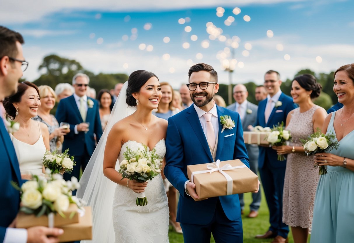 Wedding guests bring a variety of non-traditional gifts, including experiences, donations, and personalized items
