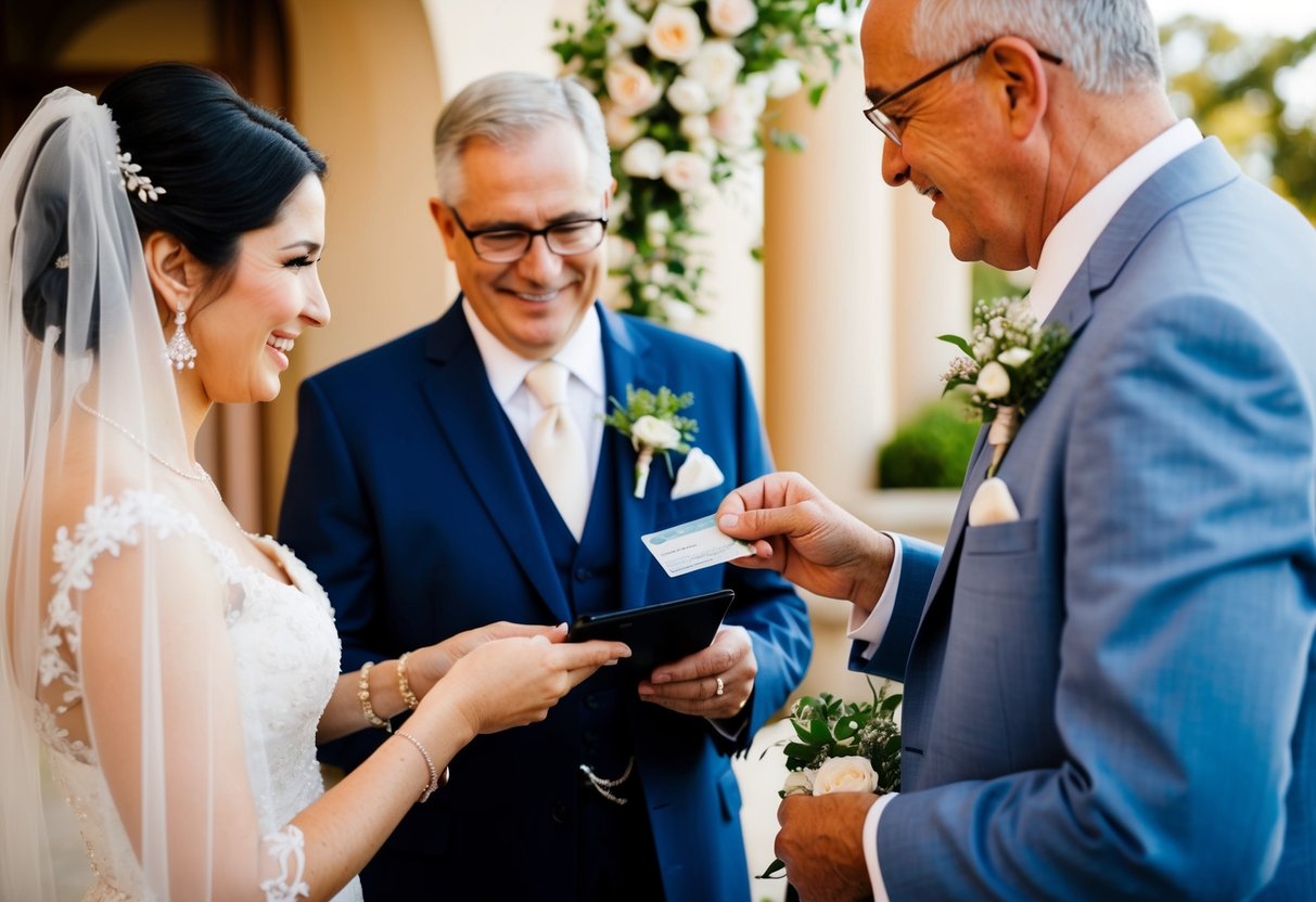 The brides' parents pay for the wedding venue and decorations