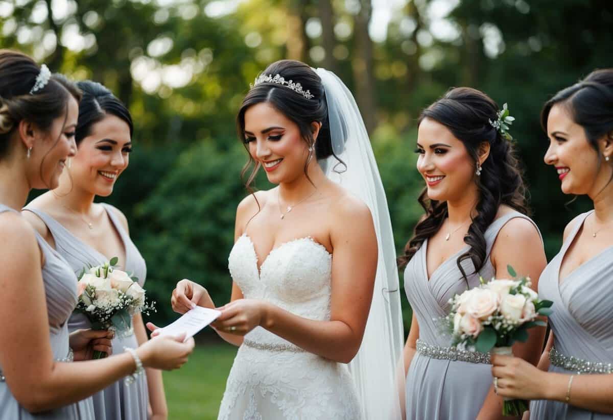 The bride pays for the bridesmaids’ travel and accommodation arrangements