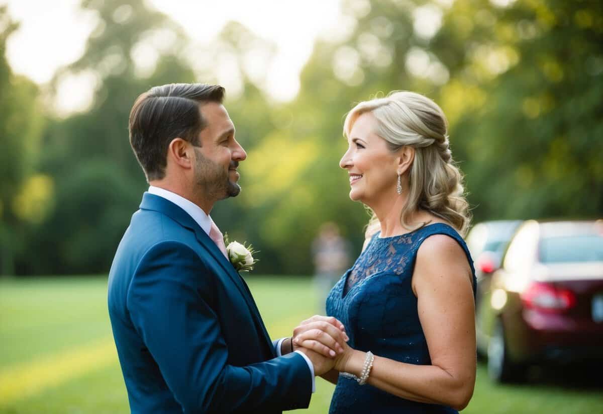 The groom's parents are responsible for contributing financially to the wedding expenses, including the rehearsal dinner and any additional costs