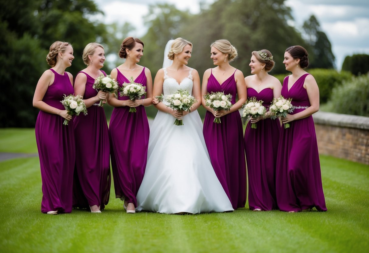 Bridesmaids in the UK pay for dresses, shoes, hair and makeup, and travel expenses for the wedding