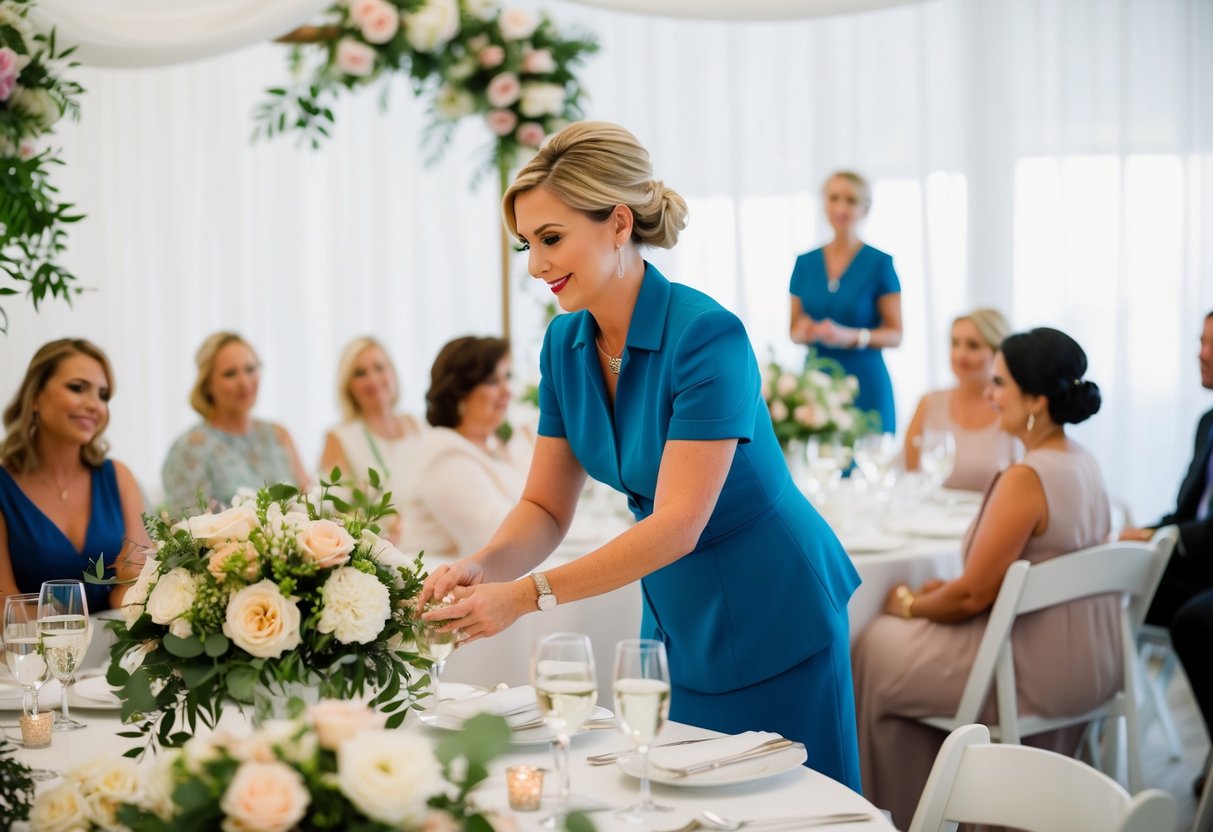 A wedding planner overseeing floral arrangements, venue setup, and catering, but not involved in legal aspects or financial planning