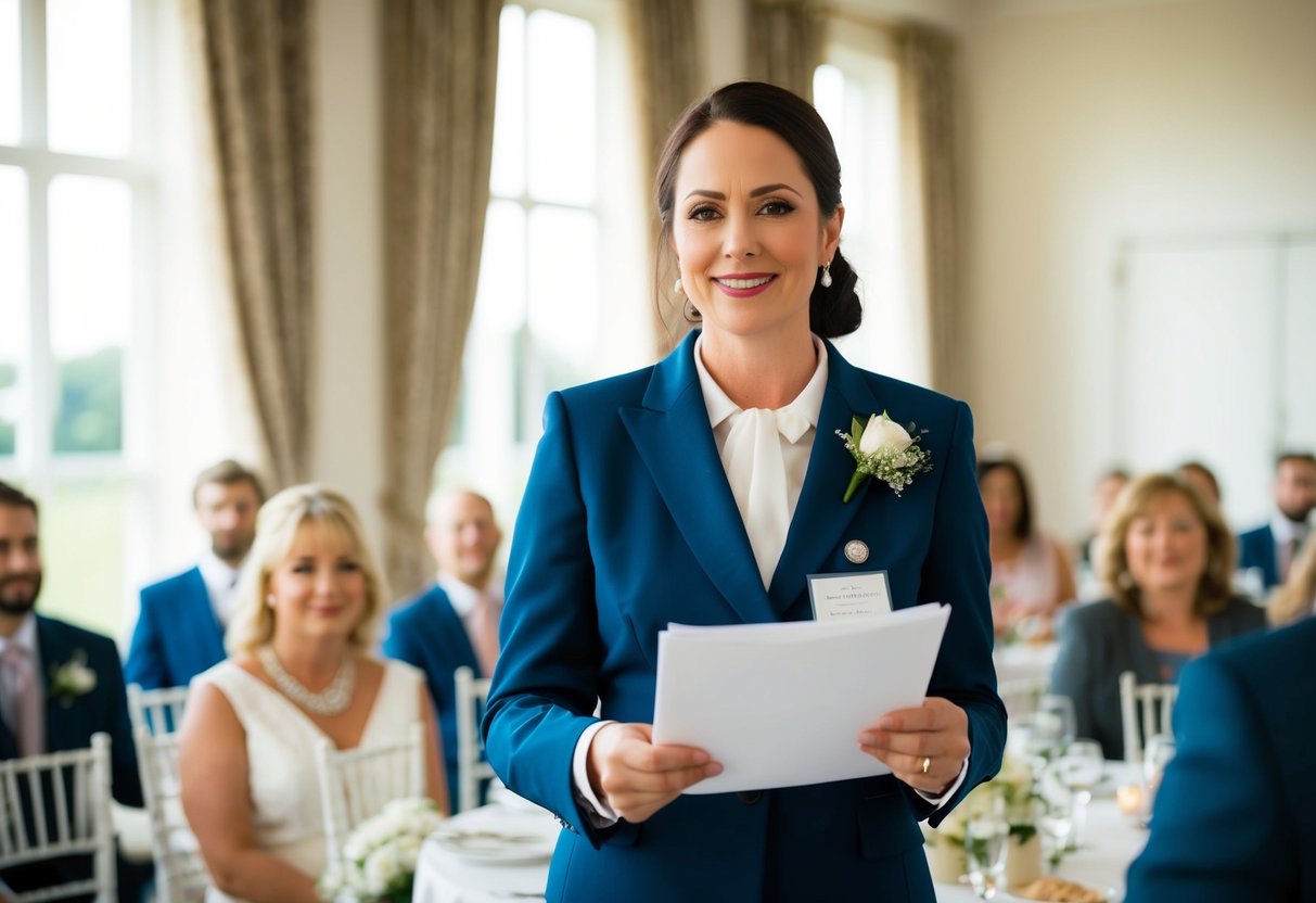 A person organizes and directs wedding day events. They oversee the schedule, manage vendors, and ensure everything runs smoothly