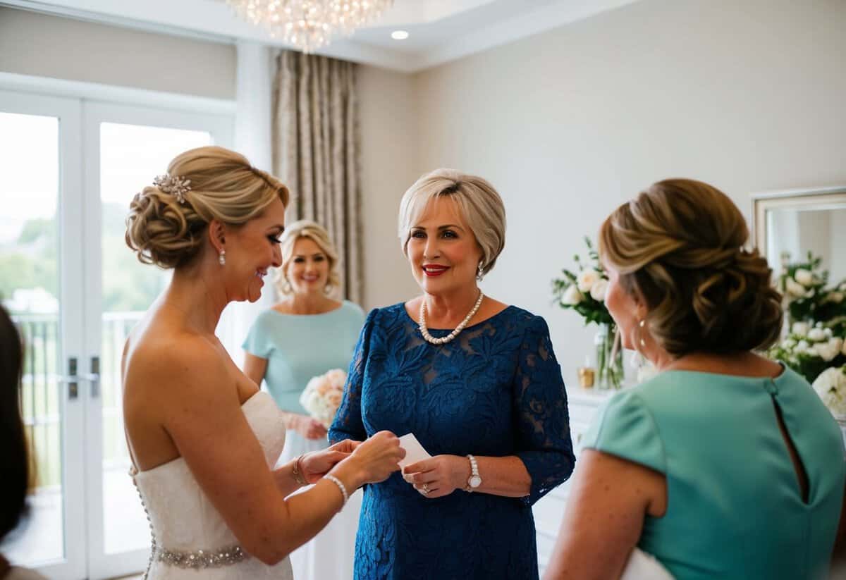 The mother of the bride overseeing wedding preparations and offering guidance and support on the big day