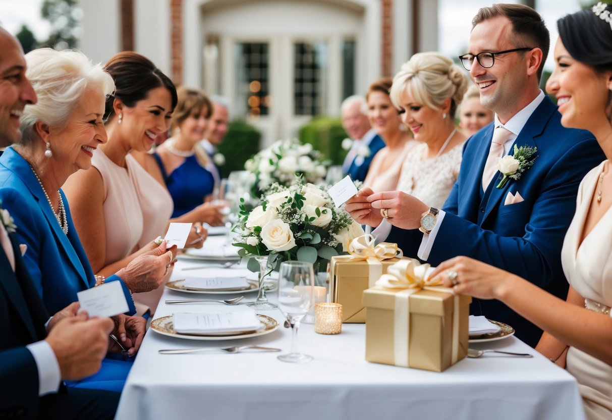Wedding guests pay for gifts, accommodation, transportation, and attire