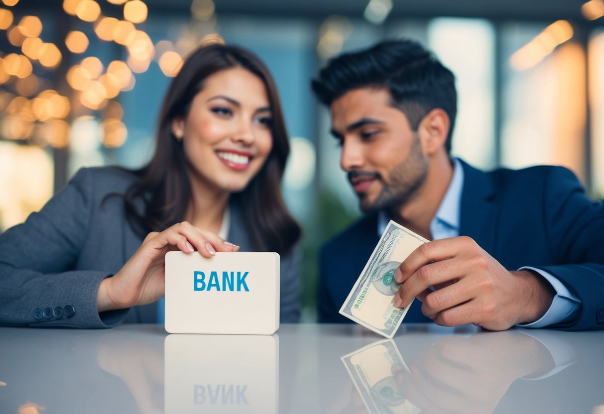 A couple's joint bank account with one partner making secret withdrawals