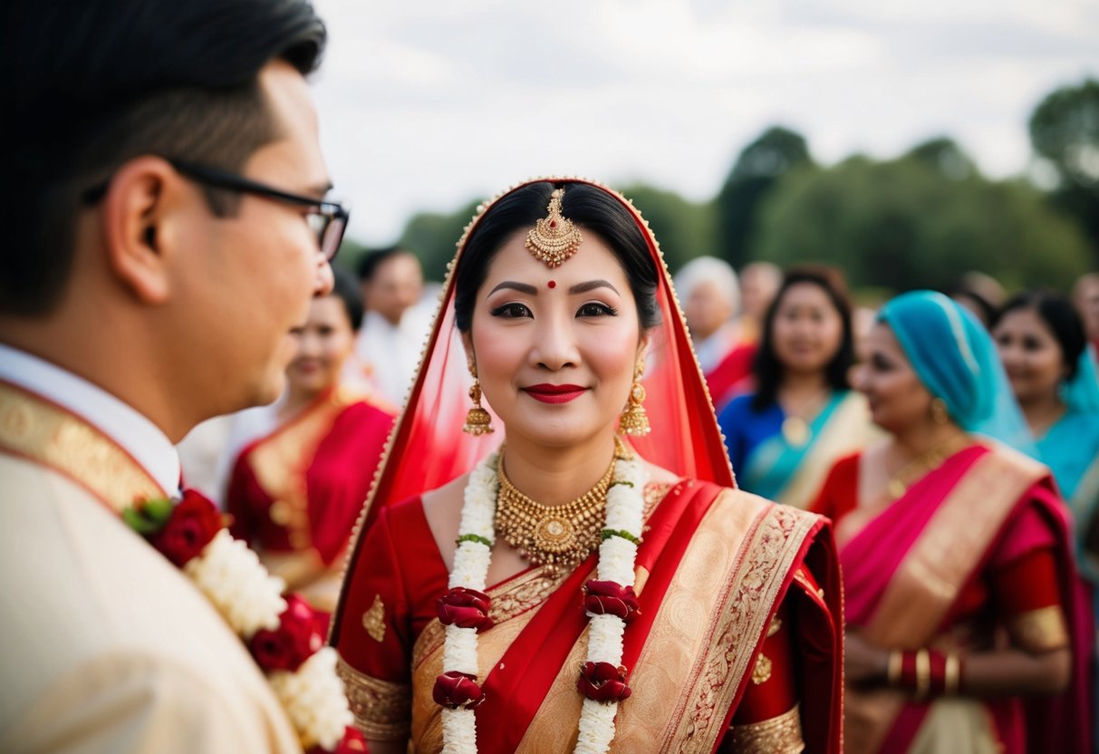 A traditional wedding: limited individual expression and reinforcing gender roles