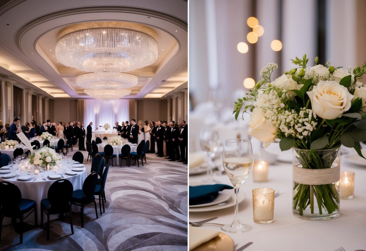 A macro wedding features a grand venue with a large guest list and extravagant decor. In contrast, a micro wedding takes place in an intimate setting with a small number of guests and simple, elegant decorations