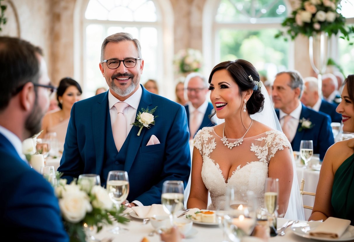 The groom's parents contribute to the ceremony and reception costs, including venue rental, catering, and decorations