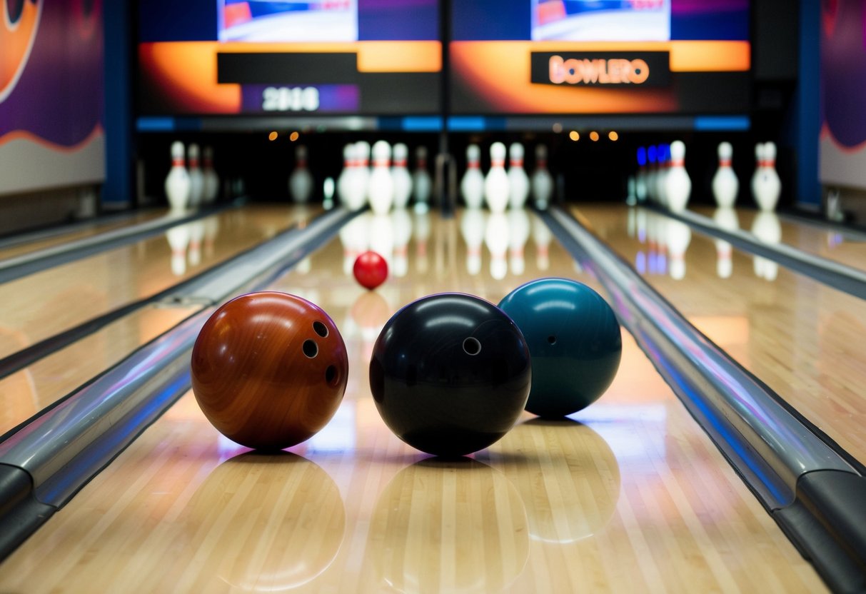 Bowling balls rolling down the polished lanes, pins crashing as the sound of laughter and friendly competition fills the air at Bowlero in Jersey City