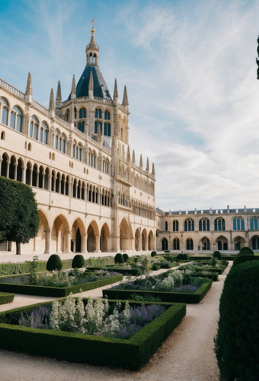 The Palais des Papes in Avignon, France, with its grand Gothic architecture and surrounding gardens, makes for a romantic honeymoon destination